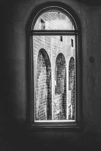 Close-up of window at home