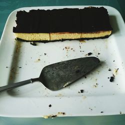 Close-up of food on table