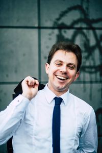 Portrait of a smiling young man