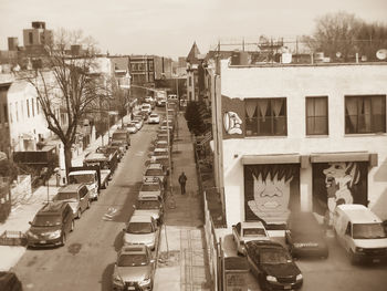 View of buildings in city