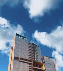 Low angle view of building against sky