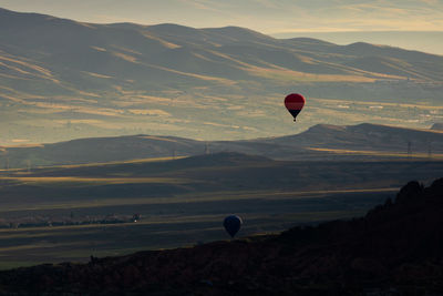 Hot air balloons in cappadocia