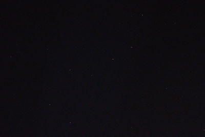 Low angle view of stars in sky