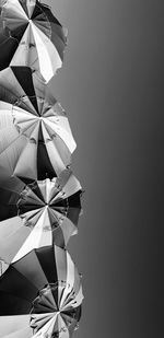 Low angle view of christmas decoration against sky