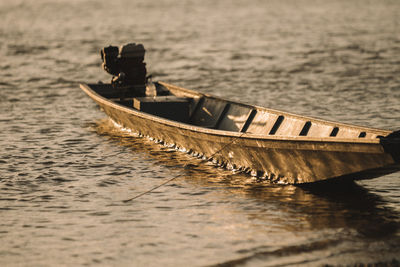 Boat in lake