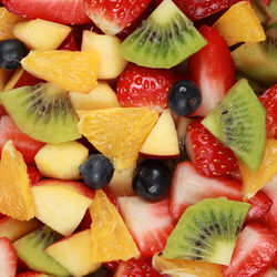Full frame shot of fruits