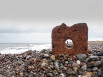 Rocks on shore