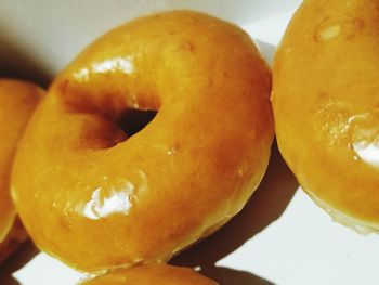 Close-up of bread in plate