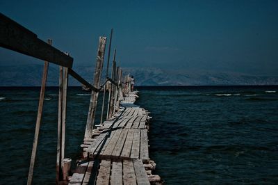 Jetty on sea