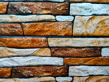 Full frame shot of brick wall