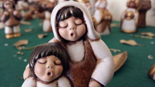 Close-up of stuffed toy on table