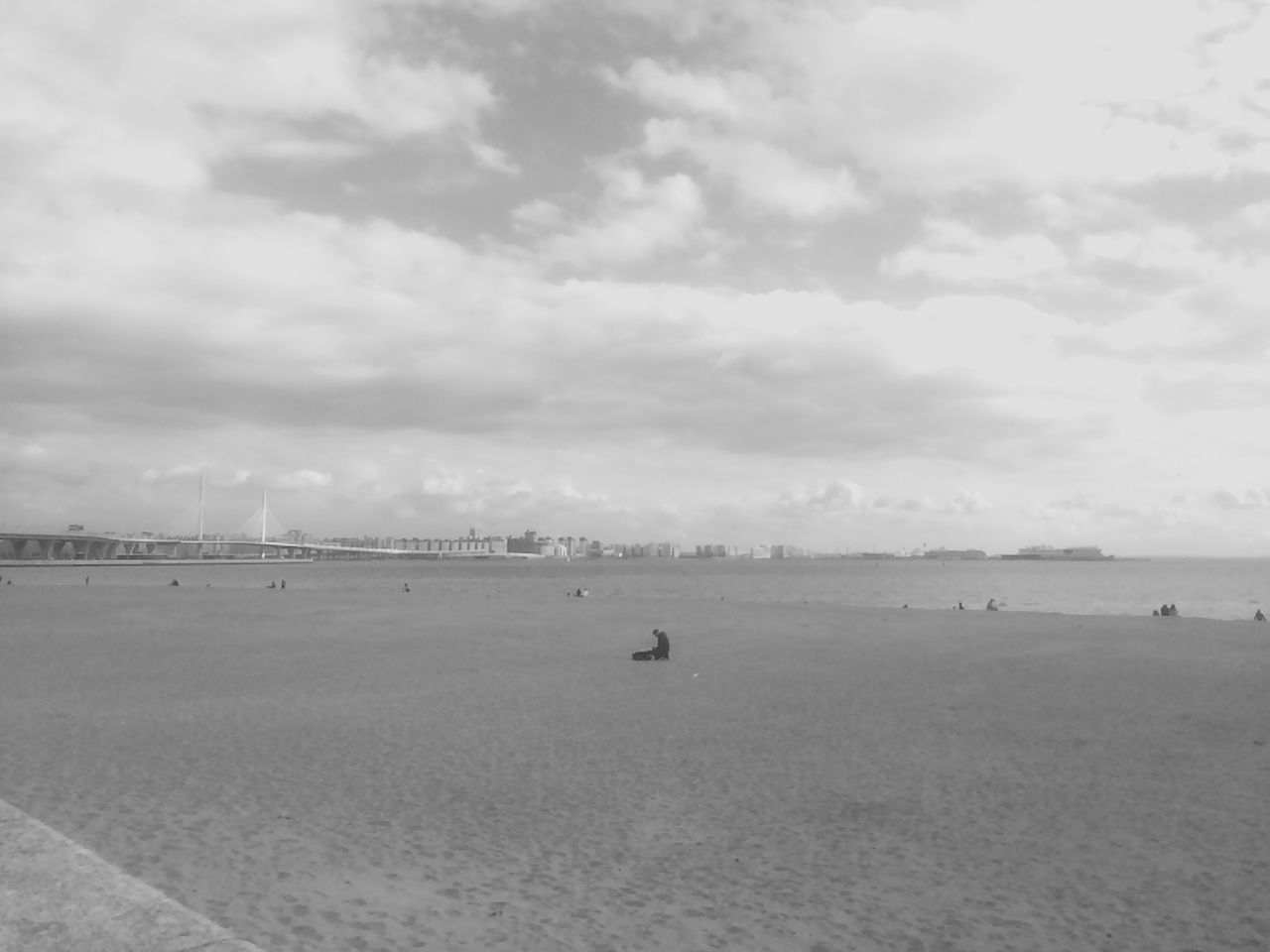 sky, cloud - sky, land, sea, water, scenics - nature, beach, nature, tranquil scene, day, tranquility, beauty in nature, sand, outdoors, nautical vessel, non-urban scene, environment, transportation, no people