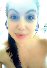 Portrait of young woman