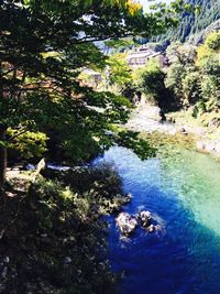 Scenic view of river