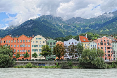 Houses in a city