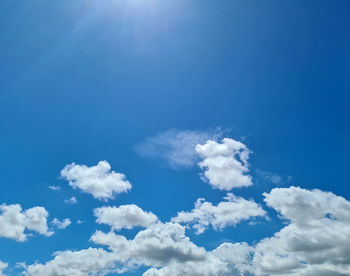 Low angle view of clouds in sky