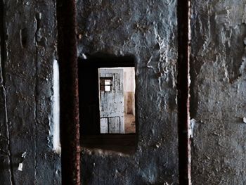 Old wooden door