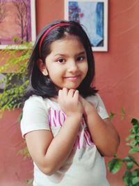 Portrait of a smiling girl
