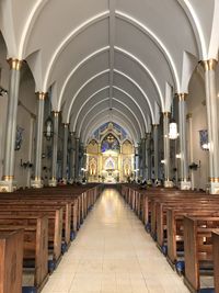 Interior view of church 