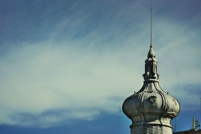 Low angle view of building against sky