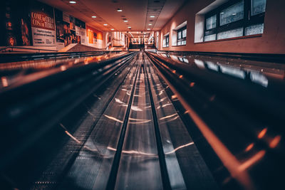 Railroad station platform