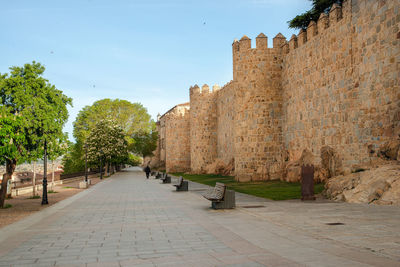 View of old building against sky