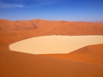 Scenic view of desert