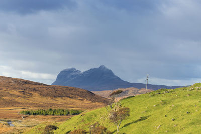 Distance view of cul mor, west scottish highlands