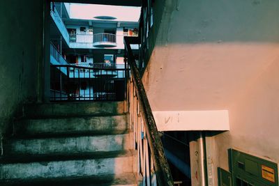 Staircase in house