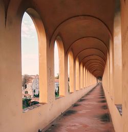 Corridor of building