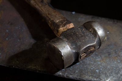 Close-up of rusty metal