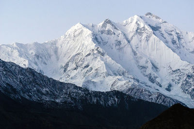 Autumn view of karakoram mountain range of the gilgit-baltistan territory of pakistan. 