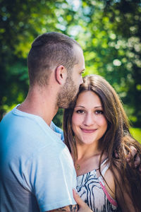 Portrait of young couple