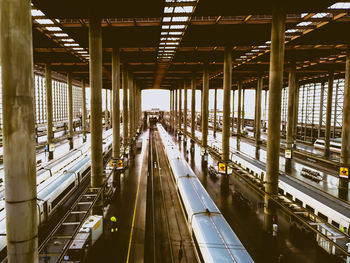 Interior of railroad station