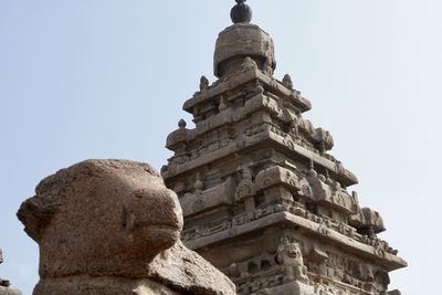 Low angle view of a temple