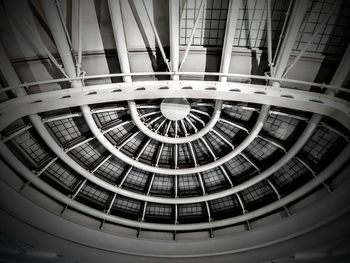 Low angle view of skylight