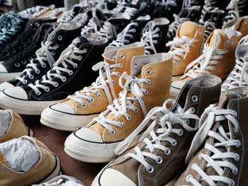 Shoes sold on local merchant market