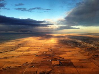 Aerial view of landscape