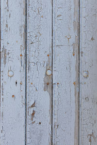 Full frame shot of weathered door