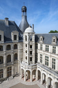 Low angle view of historic building against sky