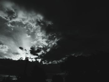 View of cloudy sky