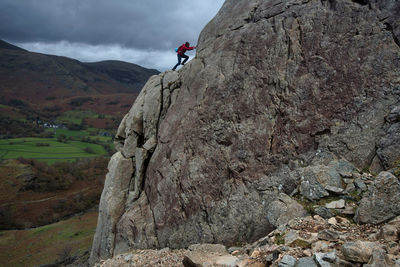 Climbing cliff