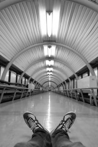 Woman standing on floor