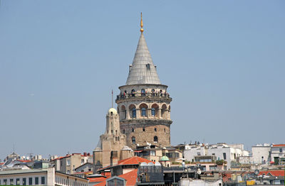 Galata tower view from eminonu
