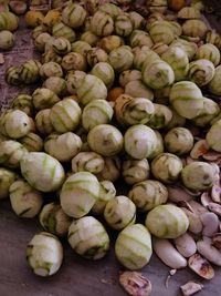 Close-up of fruits for sale at market stall