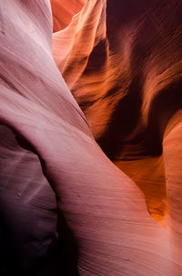 Rock formations in desert