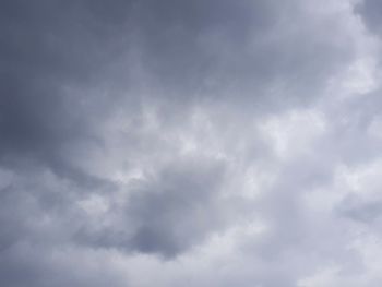 Low angle view of clouds in sky