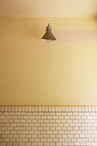 Close-up of electric lamp