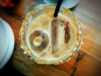 Close-up of drink on table