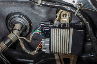 Full frame shot of car engine